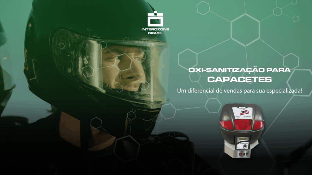 Saiba vender a Oxi-Sanitização em capacetes